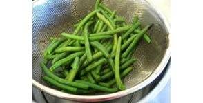 Cuisson des haricots verts