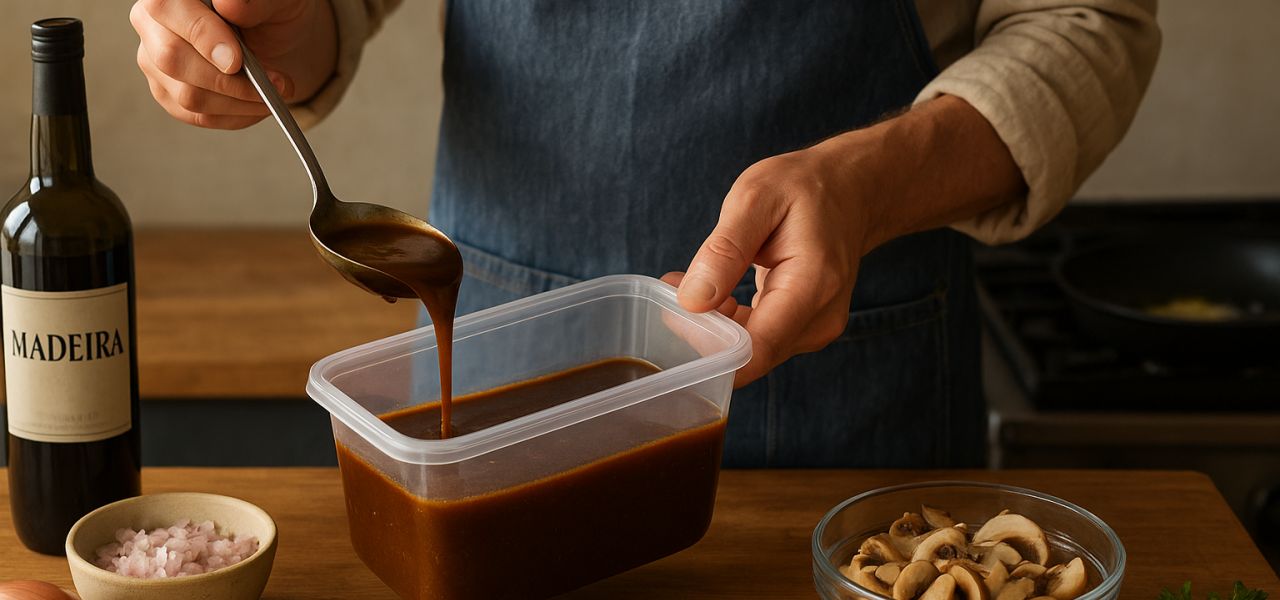 Les conseils pour congeler de la sauce madère