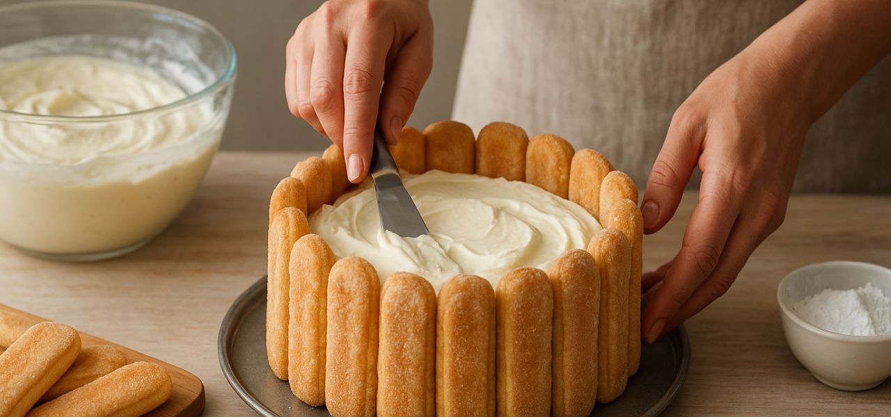 Technique de congélation d'une charlotte