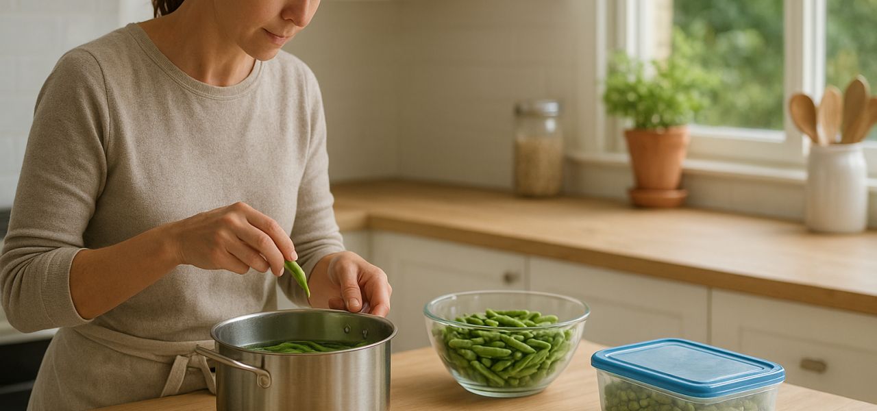 La technique pour congeler les flageolets