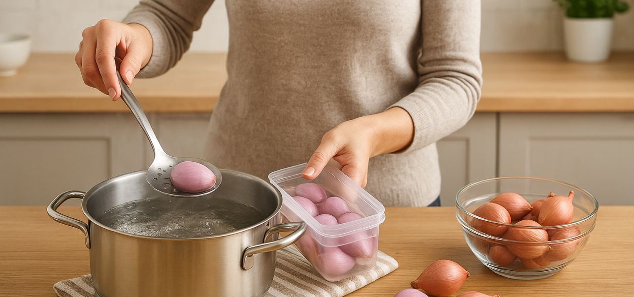 Comment conserver l'échalote au congélateur ?