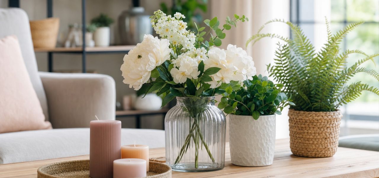 Fleurs artificielles ou plantes artificielles : que choisir selon sa déco ?
