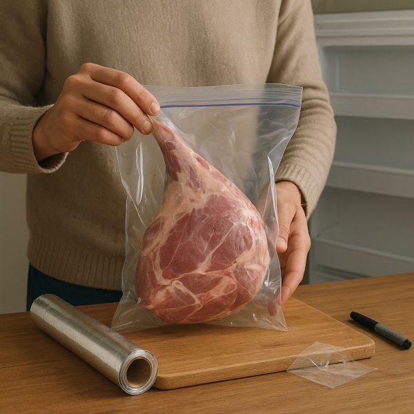Congeler une épaule d'agneau