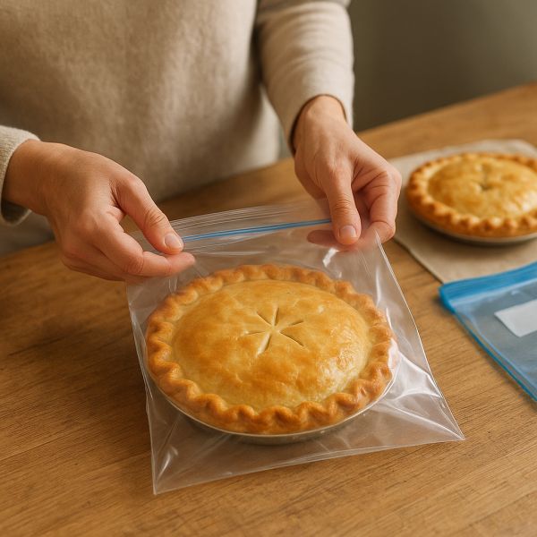 Congeler une tourte