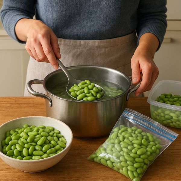 La technique pour congeler les flageolets