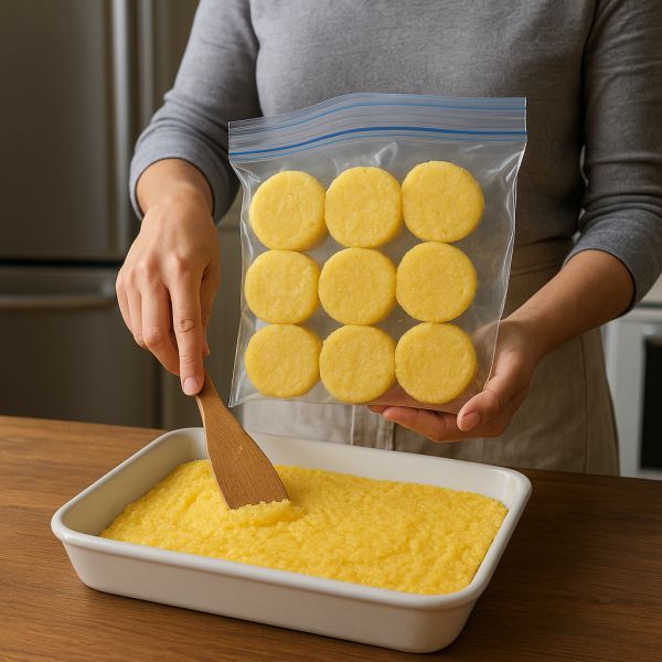 Méthode de congélation de la polenta