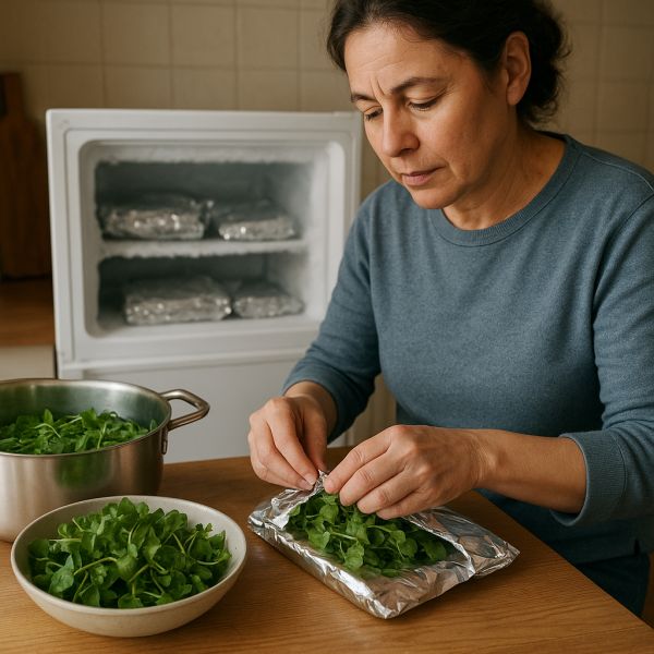 Les techniques pour bien congeler le cresson