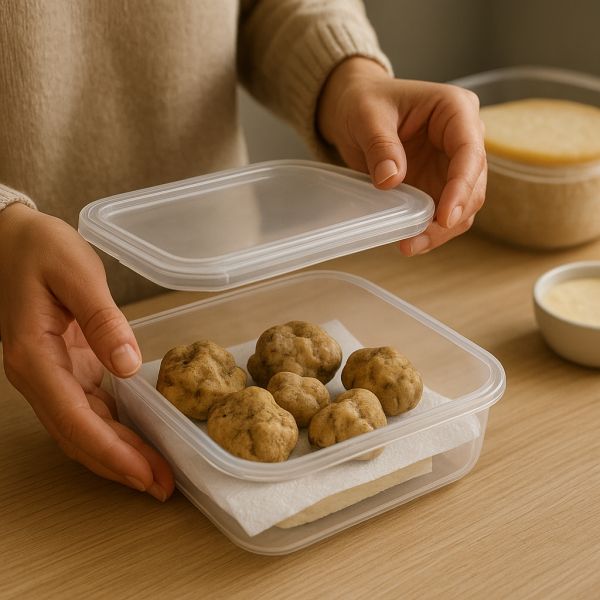 Conserver des truffes blanches 