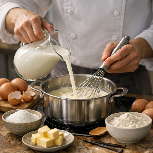 Recette de crème pâtissière
