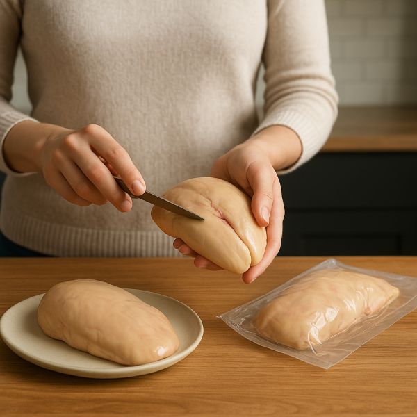 Congeler du foie gras cru selon l’usage escompté