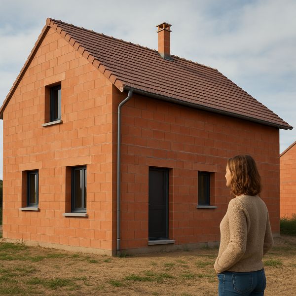 La maison en briques de terre cuite