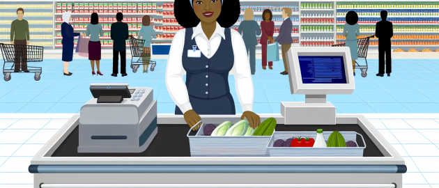 Le métier de caissière