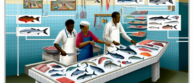 Le métier d'artisan poissonnier