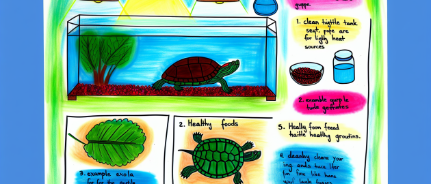 Soins à apporter à une tortue d'eau