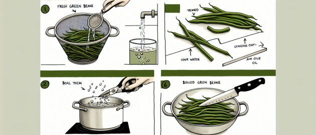 Cuisson des haricots verts