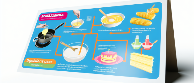 La maïzena, ça sert à quoi ?