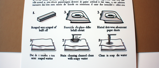 Enlever une tache de bougie sur un tissu