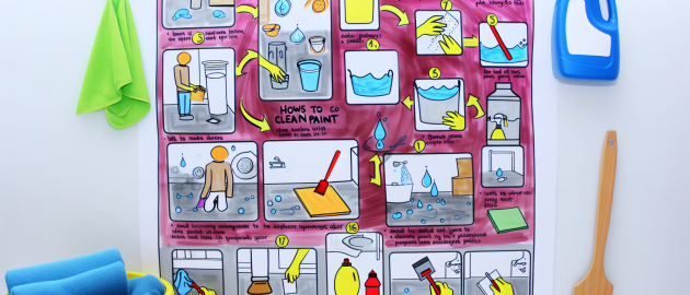 Astuces pour nettoyer des taches de peinture