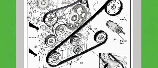 Changer une courroie de distribution