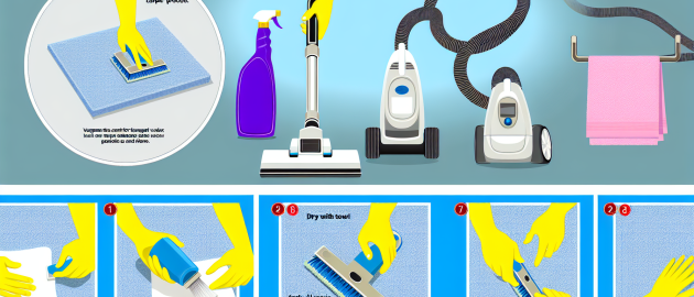 Nettoyer une moquette