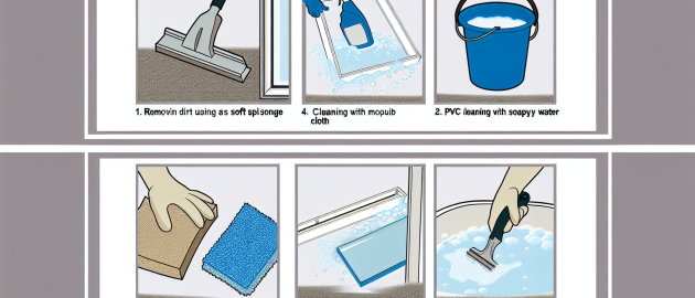 Comment nettoyer des fenêtres en PVC ?