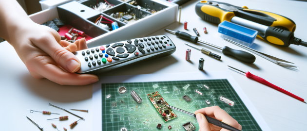 La réparation d'une télécommande
