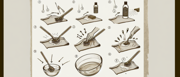 Nettoyer une tache de cambouis