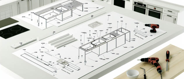 Le montage d'un plan de travail