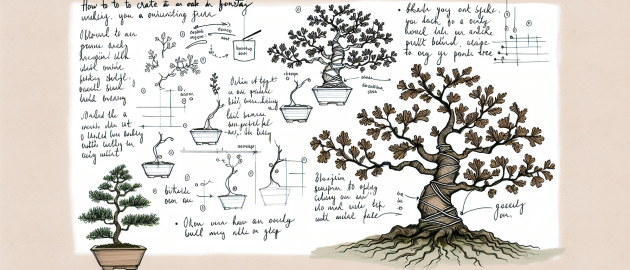 Faire un Bonsaï de chêne