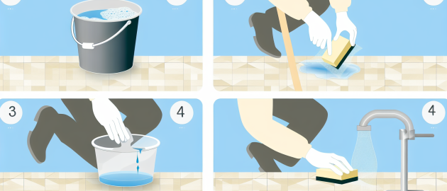 Enlever des tâches sur le lino