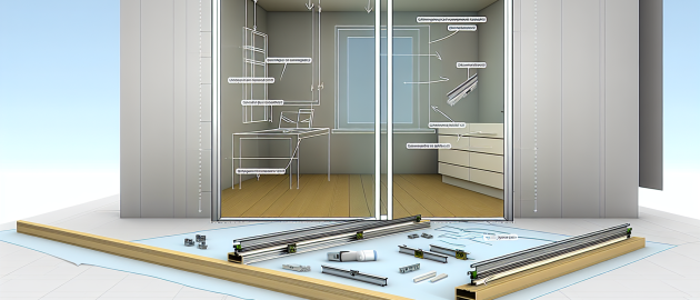 Poser une baie vitrée coulissante