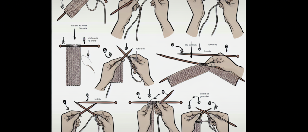 Apprendre à tricoter une écharpe