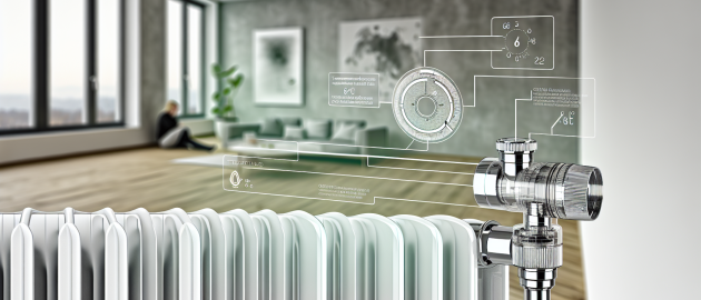 Température idéale grâce au robinet thermostatique