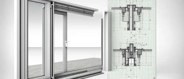 La baie coulissante et le galandage