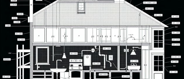 La pose des accessoires d'une maison