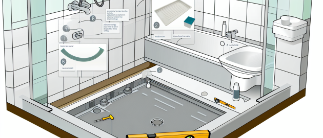 Encastrer un receveur de douche