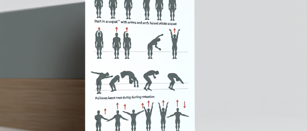 Apprendre le salto avant