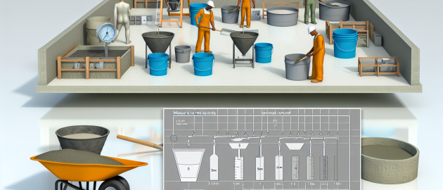 Comment doser la quantité de béton?