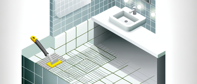 Jointoyer le carrelage de la salle de bain