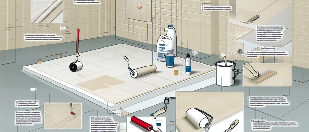 Vitrifier un carrelage en grès cérame clair 