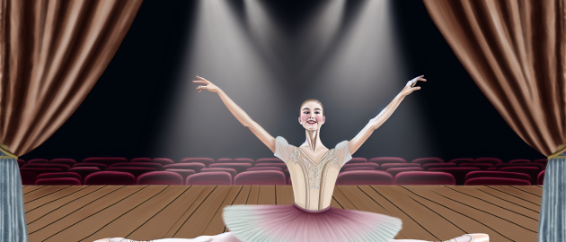 Le grand écart facial et latéral