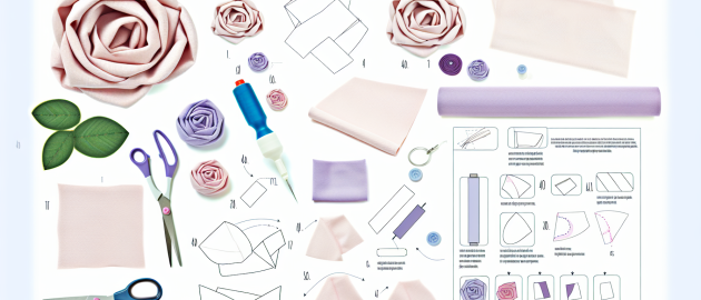 Fabriquer des roses en tissu