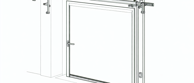 Installer une porte coulissante en dehors du cadre