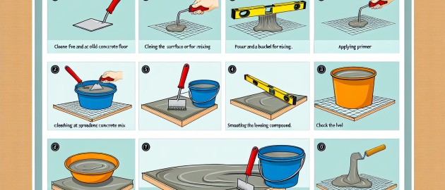 Comment faire le ragréage d'un vieux sol en béton