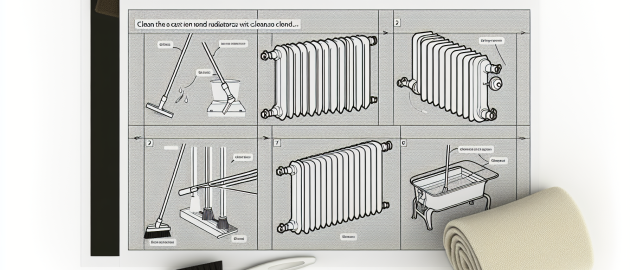 Le nettoyage des radiateurs en fonte