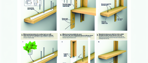 Comment fixer une planche d'étagère sans équerre ?