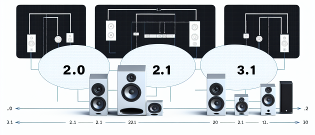 Comment choisir entre les kits d'enceintes 2.0, 2.1 et 3.1
