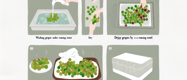 Congeler les raisins