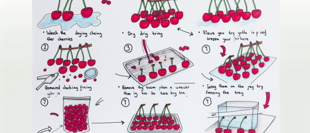 Congeler les cerises