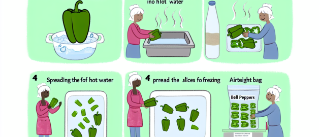 Congeler le poivron